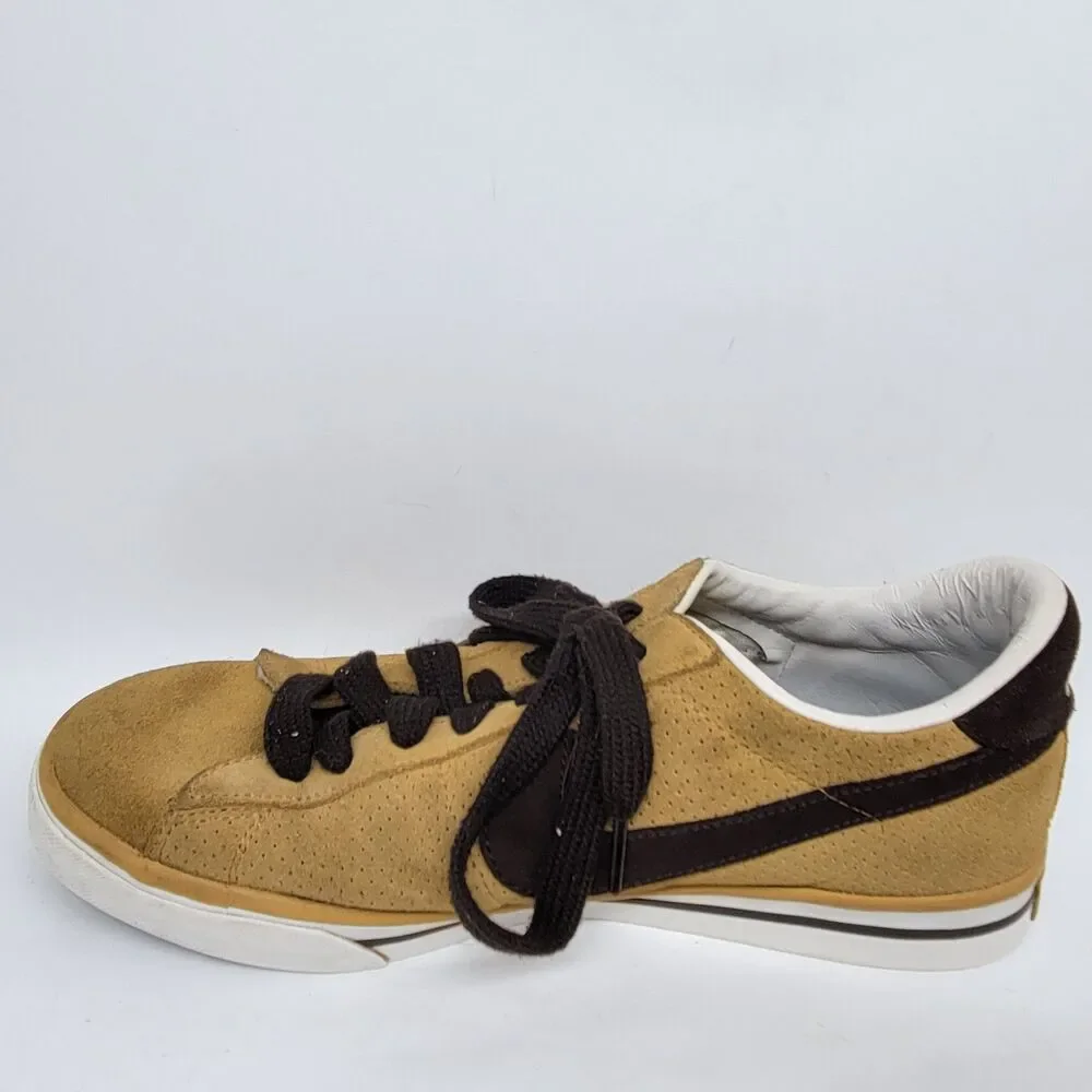 Nike 318333-721 Sweet Classic Mens Mustard Yellow Suede Sneakers US 10 EUR 44